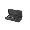 Ручка роллер Parker Sonnet  Matte Black GT, стержень: F, цвет чернил: black, в подарочной упаковке