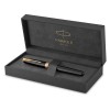 Ручка-роллер Parker Sonnet Black Lacquer GT, стержень: F, цвет чернил: black, в подарочной упаковке