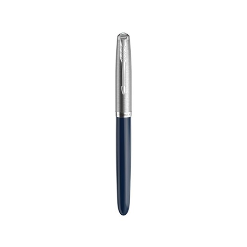 Перьевая ручка Parker 51 CORE MIDNIGHT BLUE CT, перо: F, цвет чернил: black, в подарочной упаковке.