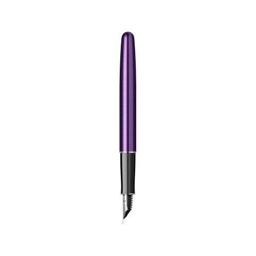 Перьевая ручка Parker Sonnet Essentials Violet SB Steel CT, перо: F, цвет чернил black, в подарочной упаковке.