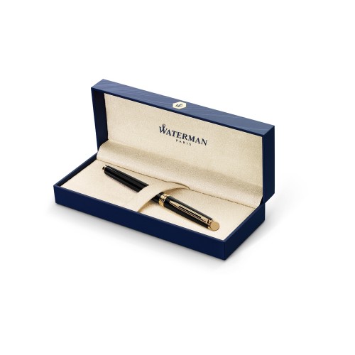 Перьевая ручка Waterman Hemisphere, цвет: Mars Black/GT, перо: F