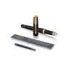 Ручка перьевая «Parker Urban Core Muted Black GT», ченый/золотистый
