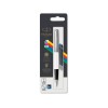 Перьевая ручка Parker Jotter, цвет ORIGINALS WHITE CT, цвет чернил синий/черный, толщина линии M, В БЛИСТЕРЕ