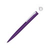 Металлическая шариковая ручка soft touch "Brush gum", фиолетовый