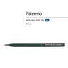 Ручка "Palermo" шариковая  автоматическая, зеленый металлический корпус, 0,7 мм, синяя