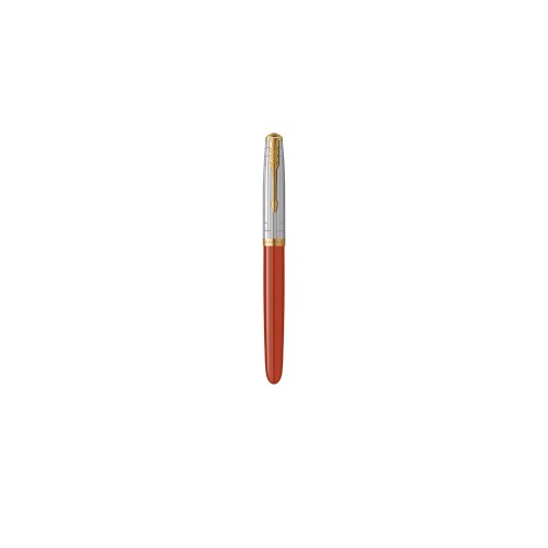Перьевая ручка Parker 51 Premium Red GT, перо:M/F чернила:Black,Blue, в подарочной упаковке