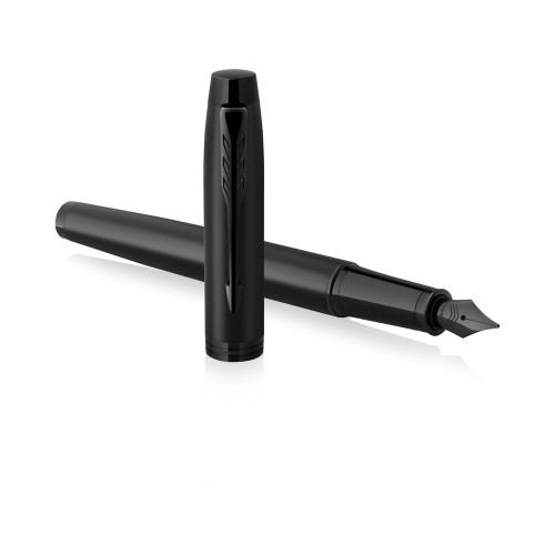 Перьевая ручка Parker "IM Achromatic Matte Black BT", черный