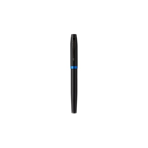 Перьевая ручка Parker IM Vibrant Rings Flame Blue, стержень:F, цвет чернил: blue, в подарочной упаковке.