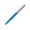 Перьевая ручка Parker 51 Premium Turquoise GT перо; M/F, чернила: Black,Blue, в подарочной упаковке.