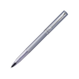 Ручка-роллер Parker Vector XL Silver Blue CT, цвет чернил black, стержень: F, в подарочной упаковке.
