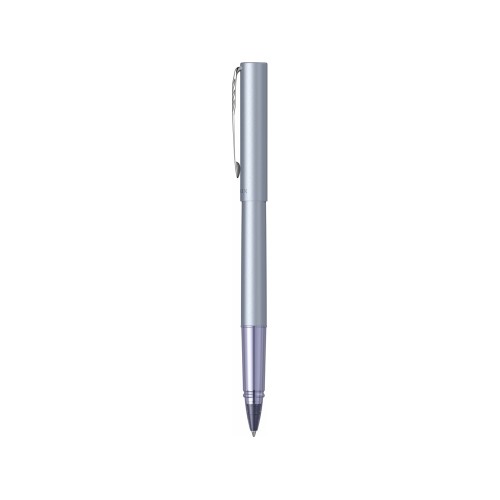 Ручка-роллер Parker Vector XL Silver Blue CT, цвет чернил black, стержень: F, в подарочной упаковке.