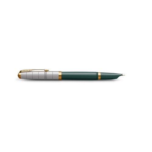 Перьевая ручка Parker 51 Premium Forest Green GT, перо: F чернила: Black,Blue, в подарочной упаковке