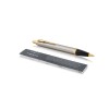 Ручка шариковая «Parker IM Core Brushed Metal GT», серебристый/золотистый