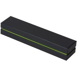 Футляр для 1 ручки "Bloom", черный с зеленым яблоком