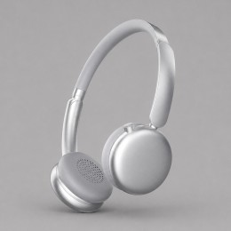 Беспроводные накладные наушники Stereo Light, BT 5.4, 300 мАч, cеребристый, Deppa