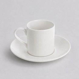 Кофейная пара прямой формы Espresso, 100мл, белый
