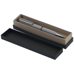 Футляр для 1 ручки "Bloom", черный с серым