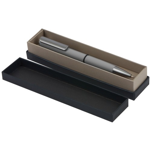 Футляр для 1 ручки "Bloom", черный с серым