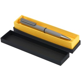 Футляр для 1 ручки "Bloom", черный с желтым