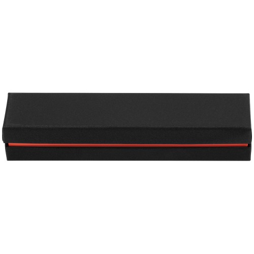 Футляр для 1 ручки "Bloom", черный с оранжевым