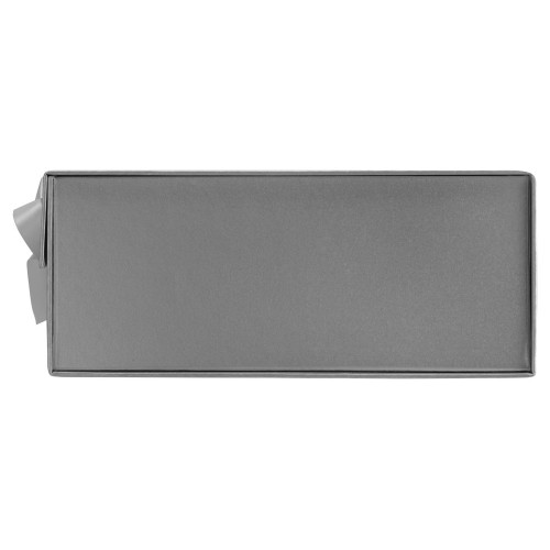 Коробка разборная на магнитах с лентами, серебристый