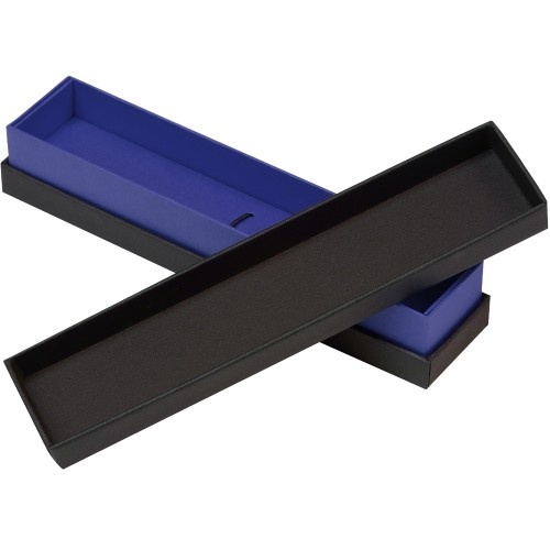 Футляр для 1 ручки "Bloom", черный с синим