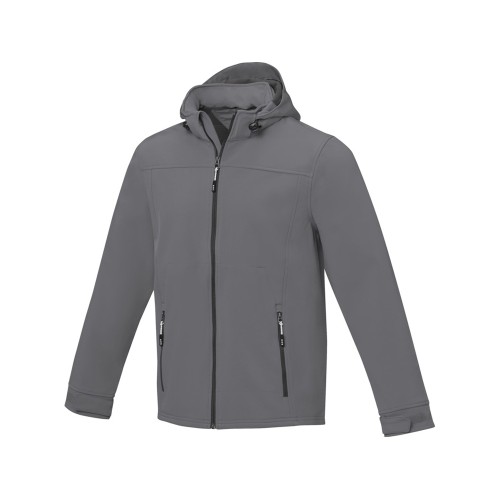 Куртка софтшел "Langley" мужская, steel grey