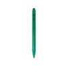 Одноцветная шариковая ручка Chartik из переработанной бумаги с матовой отделкой, зеленый