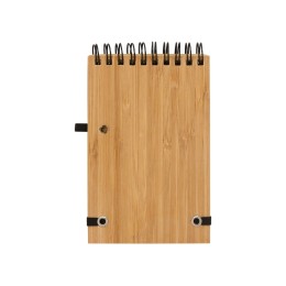 Блокнот B7 «Kawasaki» с обложкой из бамбука, натуральный