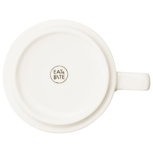 Набор чашка с бамбуковым блюдцем "Sheffield", белый