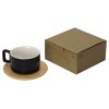Набор чашка с бамбуковым блюдцем "Sheffield", черный