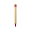 Rattan шариковая ручка из бамбука и переработанной пластмассы - Красный