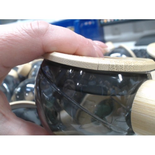 Водяные часы из бамбука "Splash Hour", натуральный