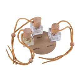 Набор автоароматов "Boho 3", крафтовый тубус