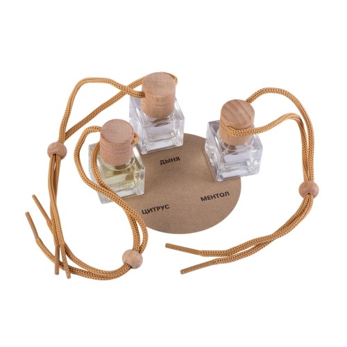 Набор автоароматов "Boho 3", крафтовый тубус