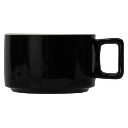 Набор чашка с бамбуковым блюдцем "Sheffield", черный