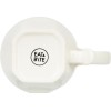 Чайная пара с бамбуковым блюдцем "Deny", белый