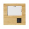 Бамбуковая фоторамка Sasa с метеостанцией, натуральный