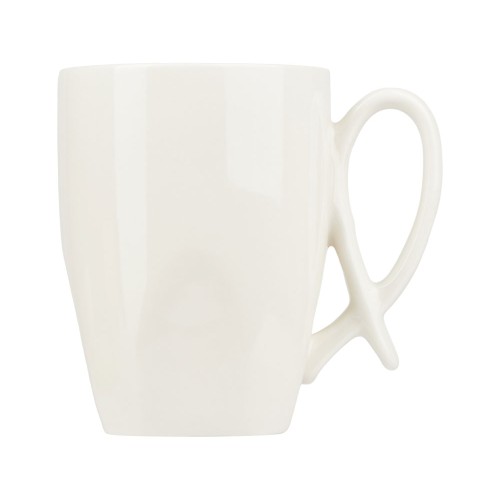 Чайная пара с бамбуковым блюдцем "Deny", белый