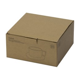 Набор чашка с бамбуковым блюдцем "Sheffield", черный