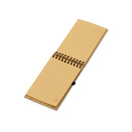 Блокнот B7 «Kawasaki» с обложкой из бамбука, натуральный