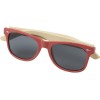 Sun Ray очки с бамбуковой оправой, красный
