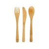 Набор столовых приборов Celuk из бамбука, натуральный