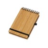 Блокнот B7 «Kawasaki» с обложкой из бамбука, натуральный