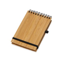 Блокнот B7 «Kawasaki» с обложкой из бамбука, натуральный