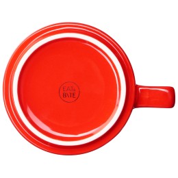 Набор чашка с бамбуковым блюдцем "Sheffield", красный