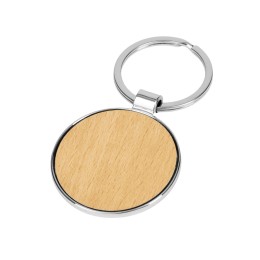 Брелок из бамбука круглой формы, "Circle"