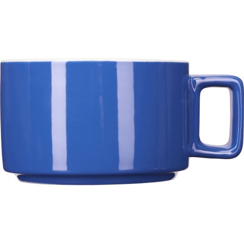 Набор чашка с бамбуковым блюдцем "Sheffield", синий