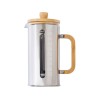 Френч-пресс в стальном корпусе и ручкой из бамбука «Coffee break», 1000 мл