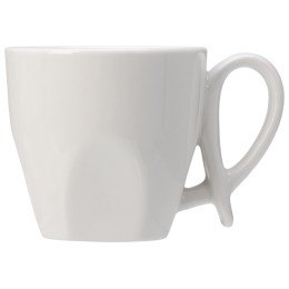 Кофейная пара с бамбуковым блюдцем "Mandy", белый